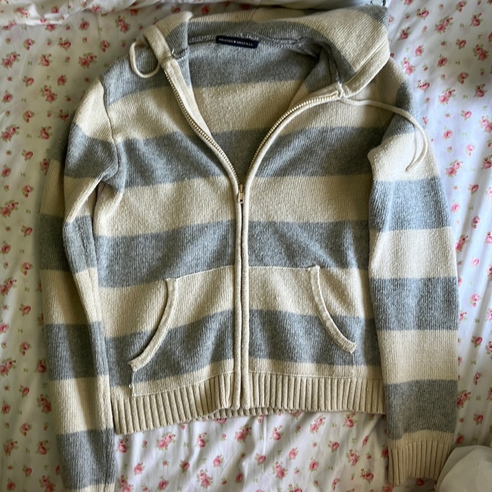 Brandy melville cardigan zip up